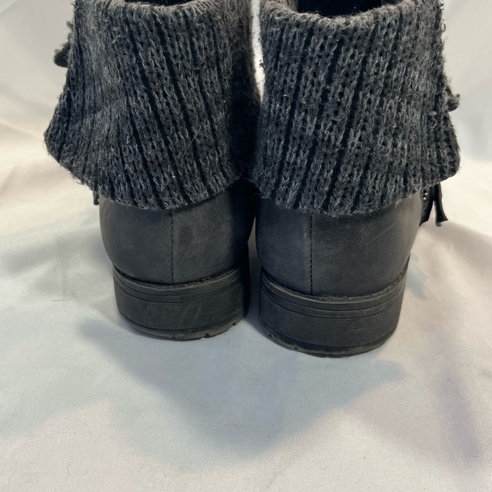 Rocket Dog Charcoal Ankle Boots with Buckle Detail - Picture 8 of 10